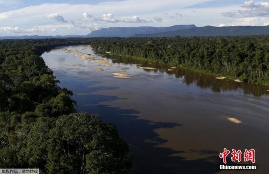 資料圖：亞馬孫雨林內(nèi)的河流。