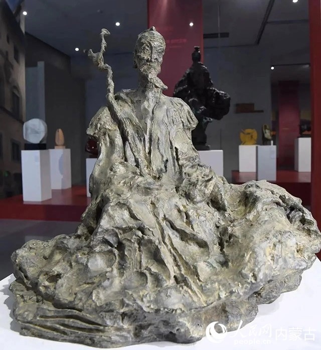 吳為山作品《莊子》。王劭凱攝