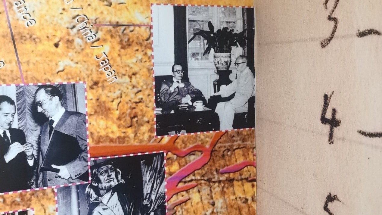 1957年，卡贊扎基斯第二次訪問中國，期間與作家茅盾進行交流。人民網記者 葛泰佚攝