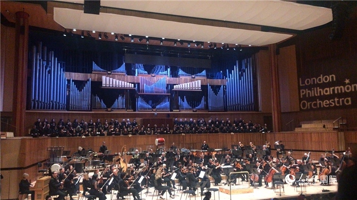 《敦煌·慈悲頌》在倫敦演出。人民網(wǎng) 余穎攝