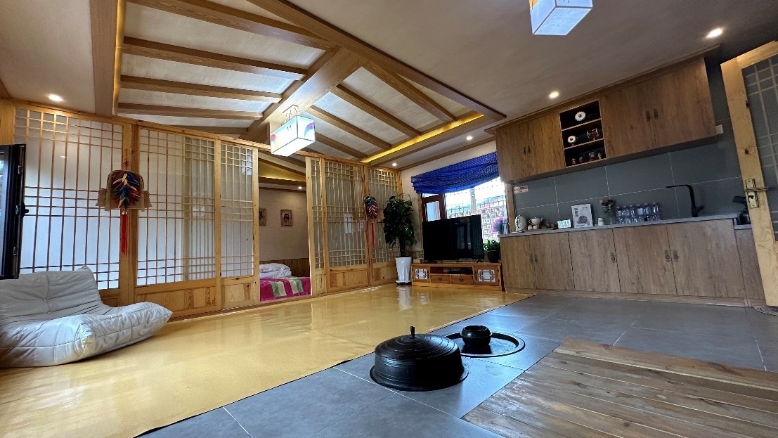 具有朝鮮族特色的民宿。人民網(wǎng)記者 金洪花 攝