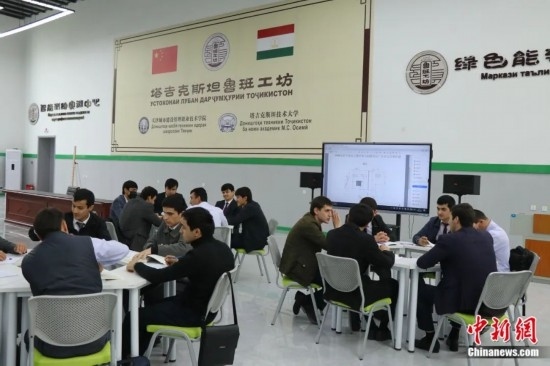 2023年4月，位于杜尚別的塔吉克斯坦魯班工坊課堂。張碩 攝