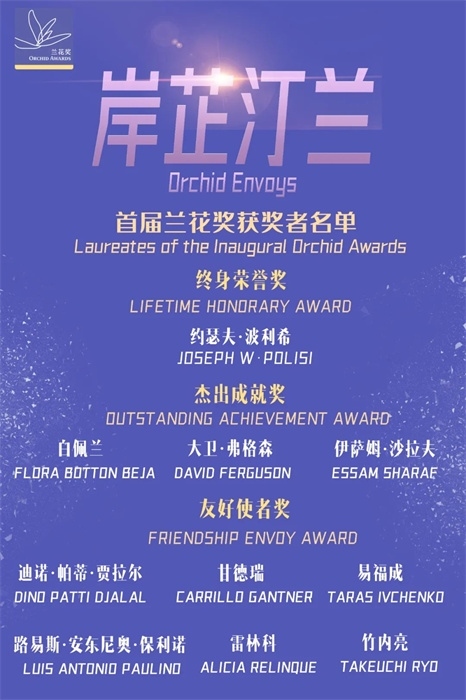 首屆蘭花獎(jiǎng)獲獎(jiǎng)?wù)呙麊巍?巴西圣保羅州立大學(xué)孔子學(xué)院供圖。（來源：人民畫報(bào)）