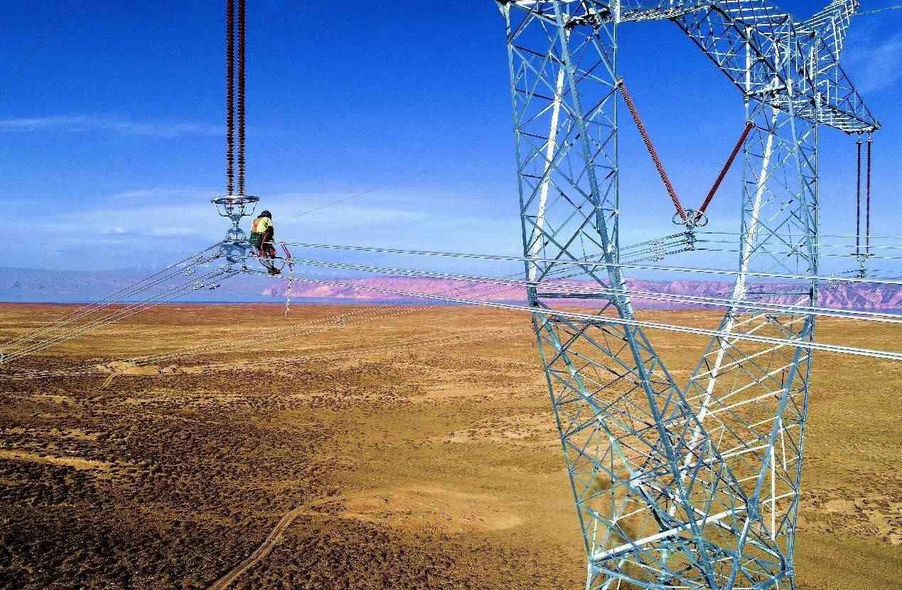 青豫直流。國網(wǎng)青海省電力公司供圖