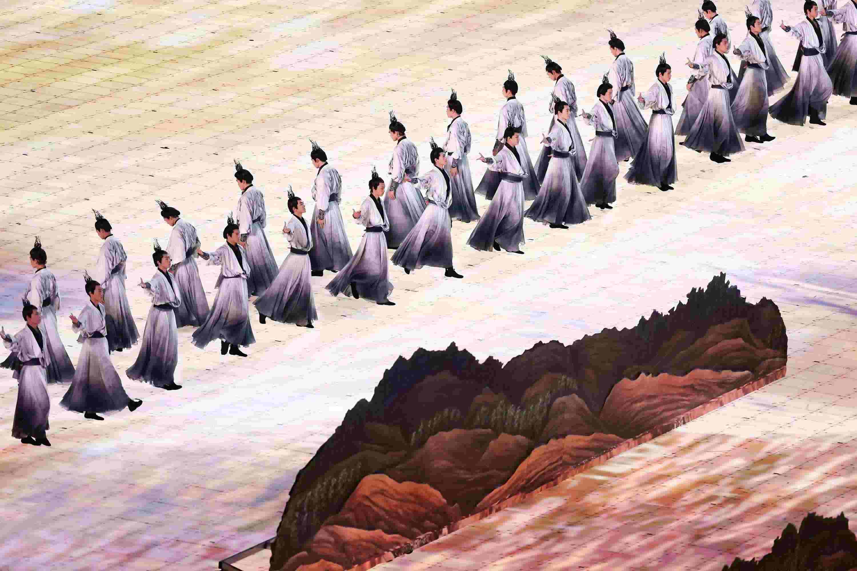 △2023年9月23日，演員在杭州第十九屆亞洲運動會開幕式上表演。