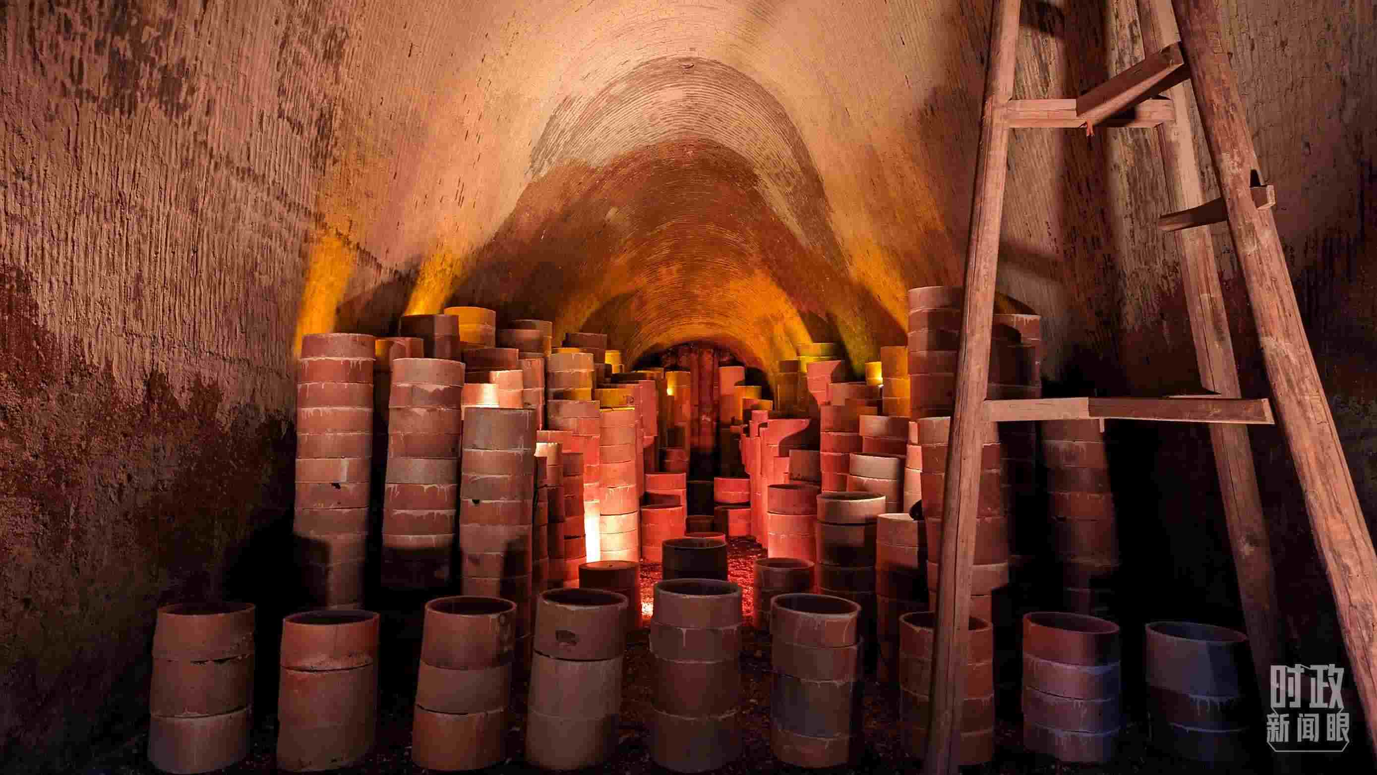 △當(dāng)?shù)噩F(xiàn)存最大的柴窯——徐家窯。（總臺(tái)央視記者朱超拍攝）