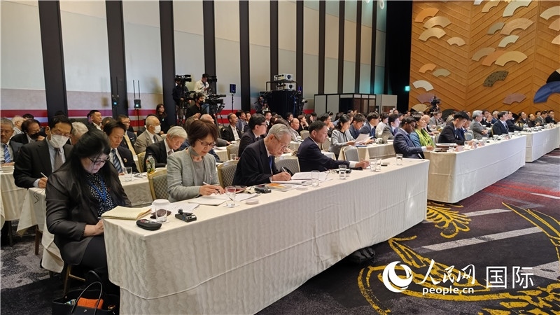 “一帶一路”倡議十周年國際研討會(huì)現(xiàn)場。人民網(wǎng) 蔣曉辰攝
