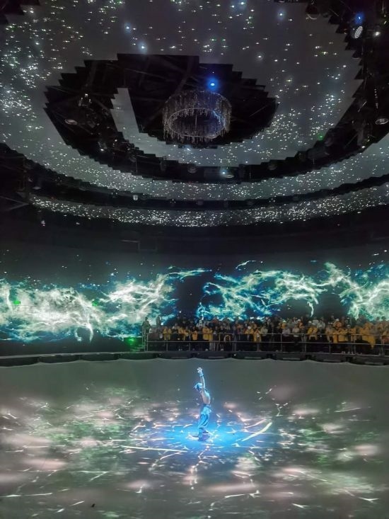 《天釀》演出場(chǎng)景。本報(bào)記者常雯宜攝