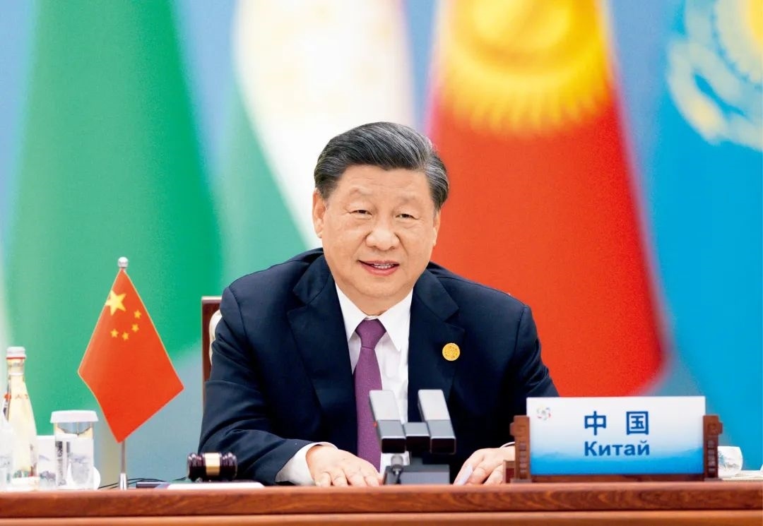2023年5月19日上午，國家主席習(xí)近平在陜西省西安市主持首屆中國—中亞峰會并發(fā)表題為《攜手建設(shè)守望相助、共同發(fā)展、普遍安全、世代友好的中國—中亞命運共同體》的主旨講話。圖/ 新華社記者 黃敬文 攝