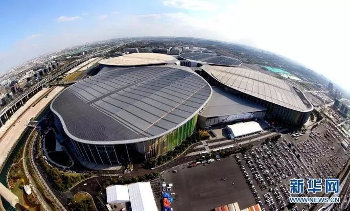 中國國際進口博覽會舉辦場地——國家會展中心（上海）。新華社記者 凡軍 攝