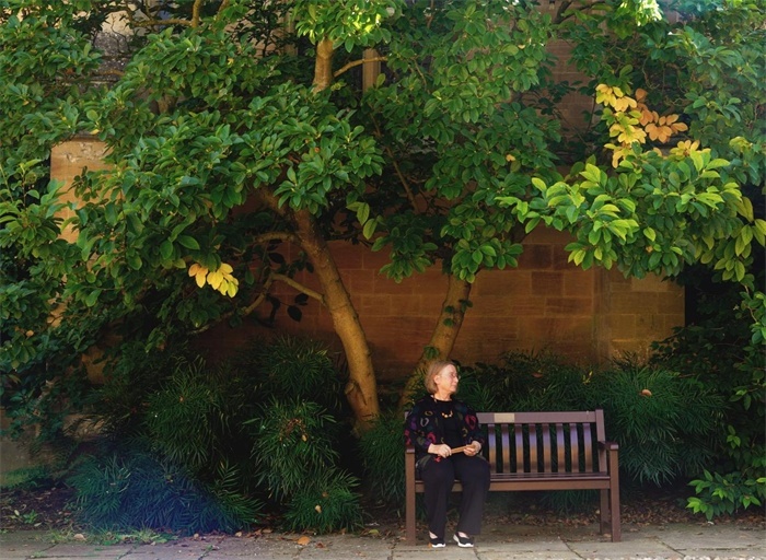 羅森在牛津大學(xué)墨頓學(xué)院。葛大龍攝