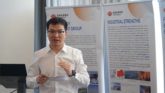 龍源公司代表發(fā)言致辭。 人民網(wǎng) 張茜攝