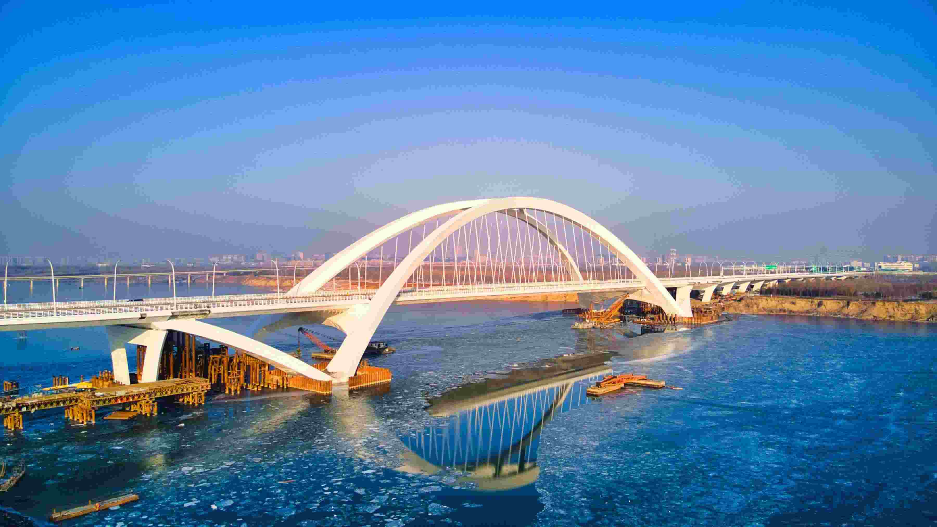 開通后的京雄大橋。受訪方供圖