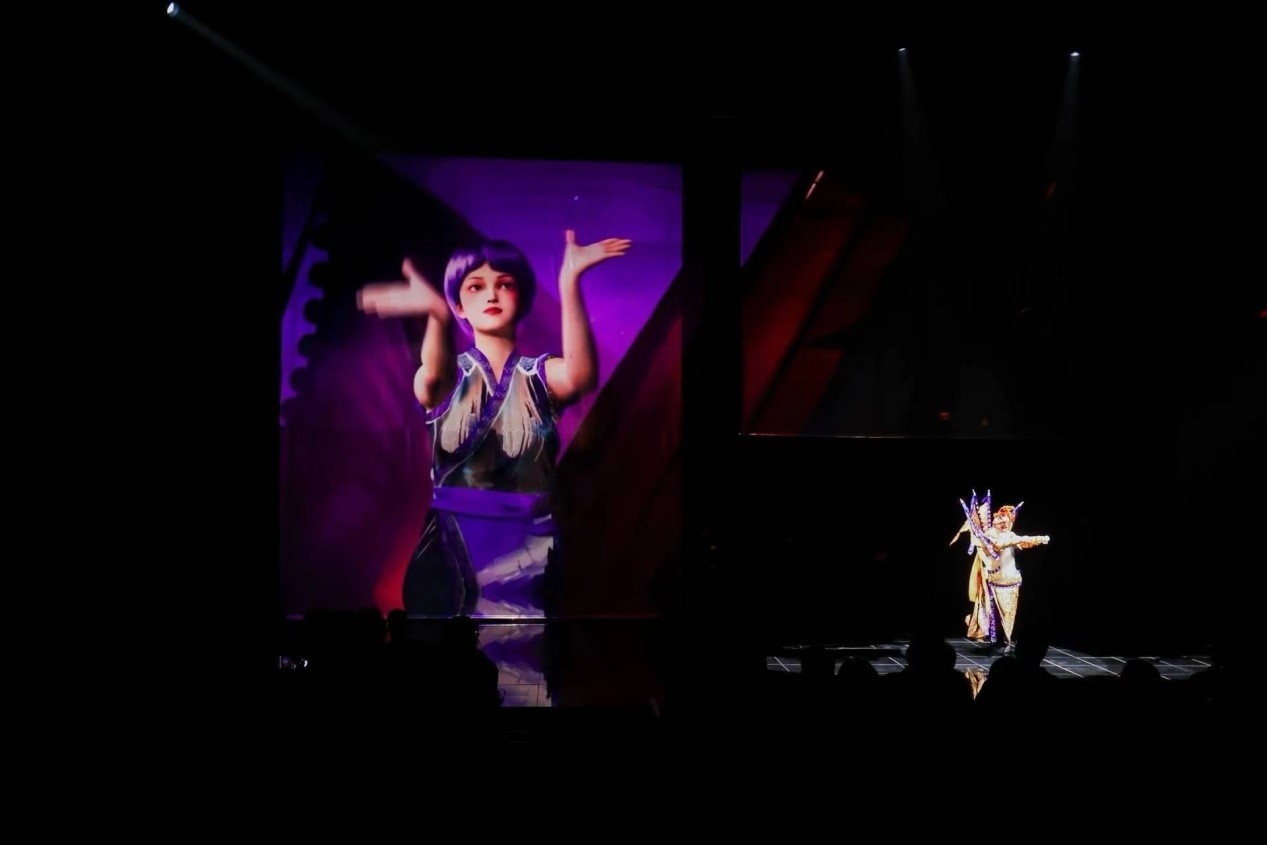 跨次元表演《新定軍山》。主辦方供圖