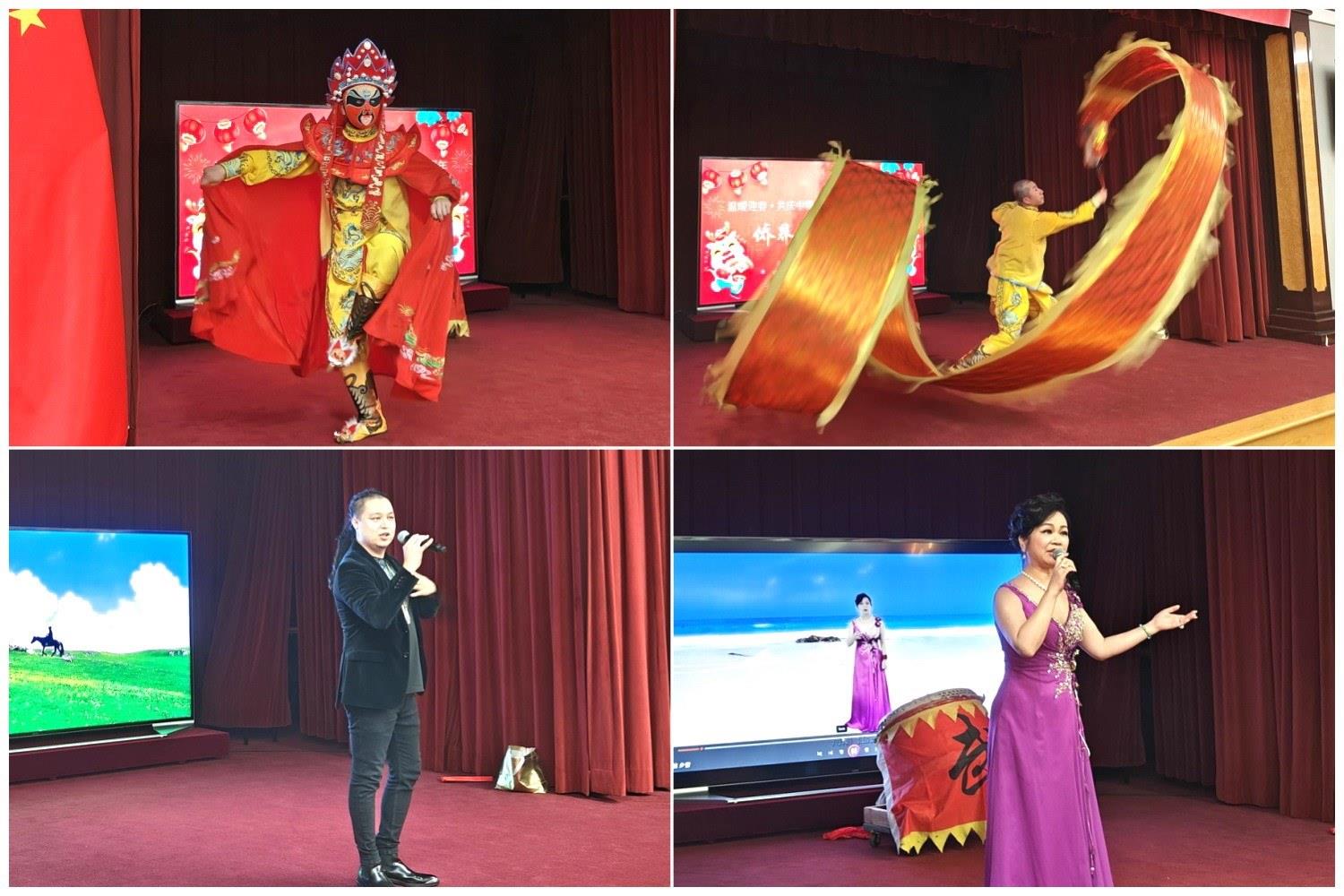 當(dāng)?shù)貎S界知名演員獻(xiàn)上精彩演出。主辦方供圖