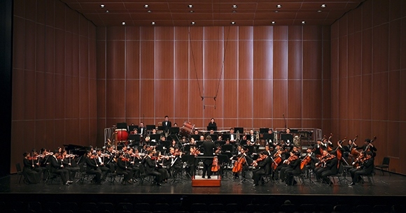 音樂(lè)會(huì)現(xiàn)場(chǎng)。學(xué)校供圖