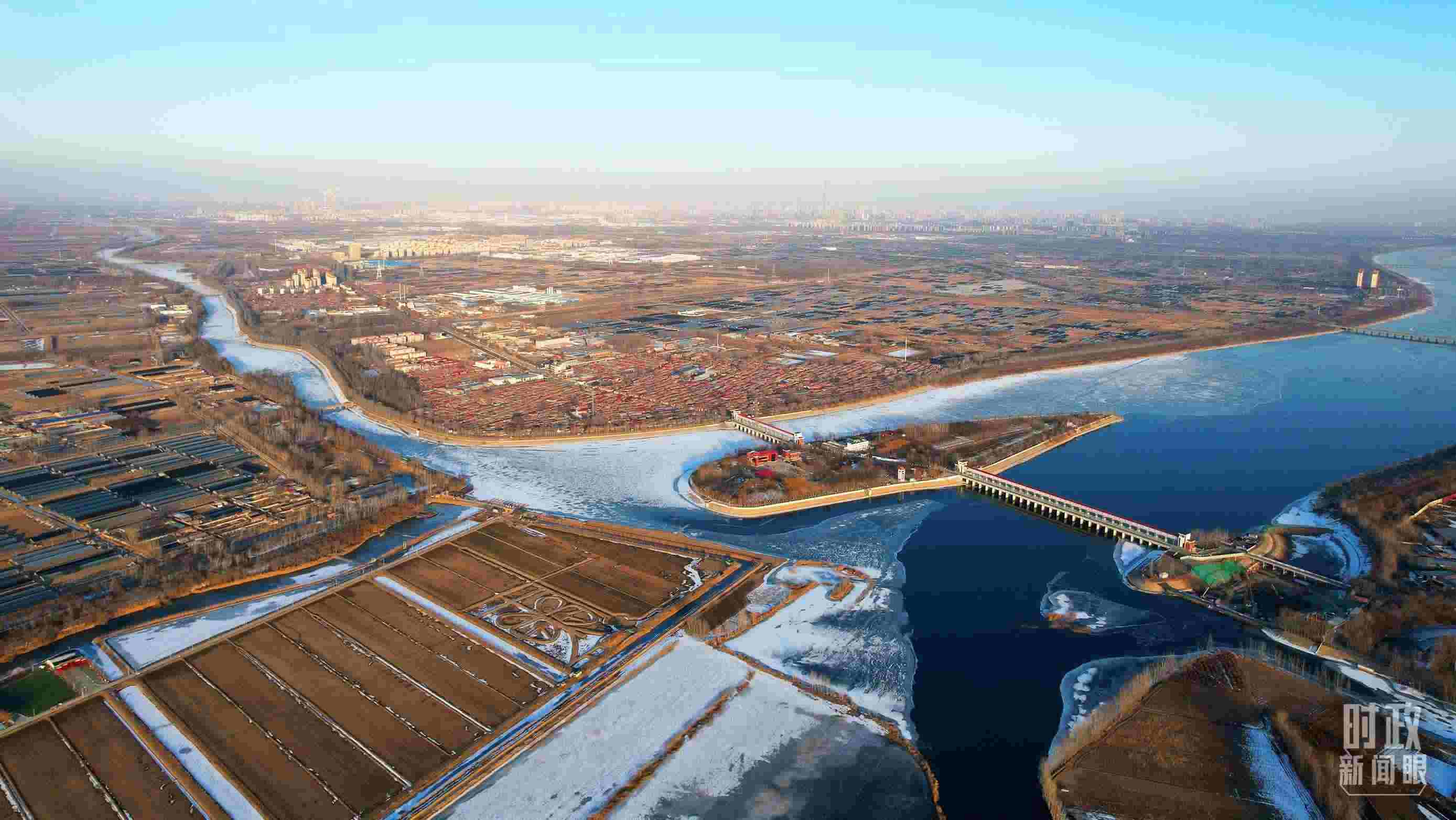 △俯瞰第六埠村。（總臺央視記者范凱拍攝）