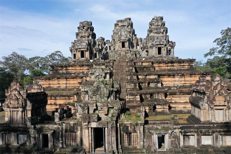 吳哥古跡內(nèi)的茶膠寺。中國(guó)文化遺產(chǎn)研究院 袁濛茜供圖