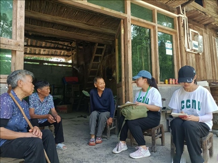 △ 2022年7月，華中師范大學(xué)生命科學(xué)學(xué)院鄉(xiāng)村振興之旅暑期實(shí)踐隊(duì)赴湖北省恩施市宣恩縣長(zhǎng)潭河侗族鄉(xiāng)開展“生態(tài)文明助力鄉(xiāng)村振興”暑期社會(huì)實(shí)踐活動(dòng)。