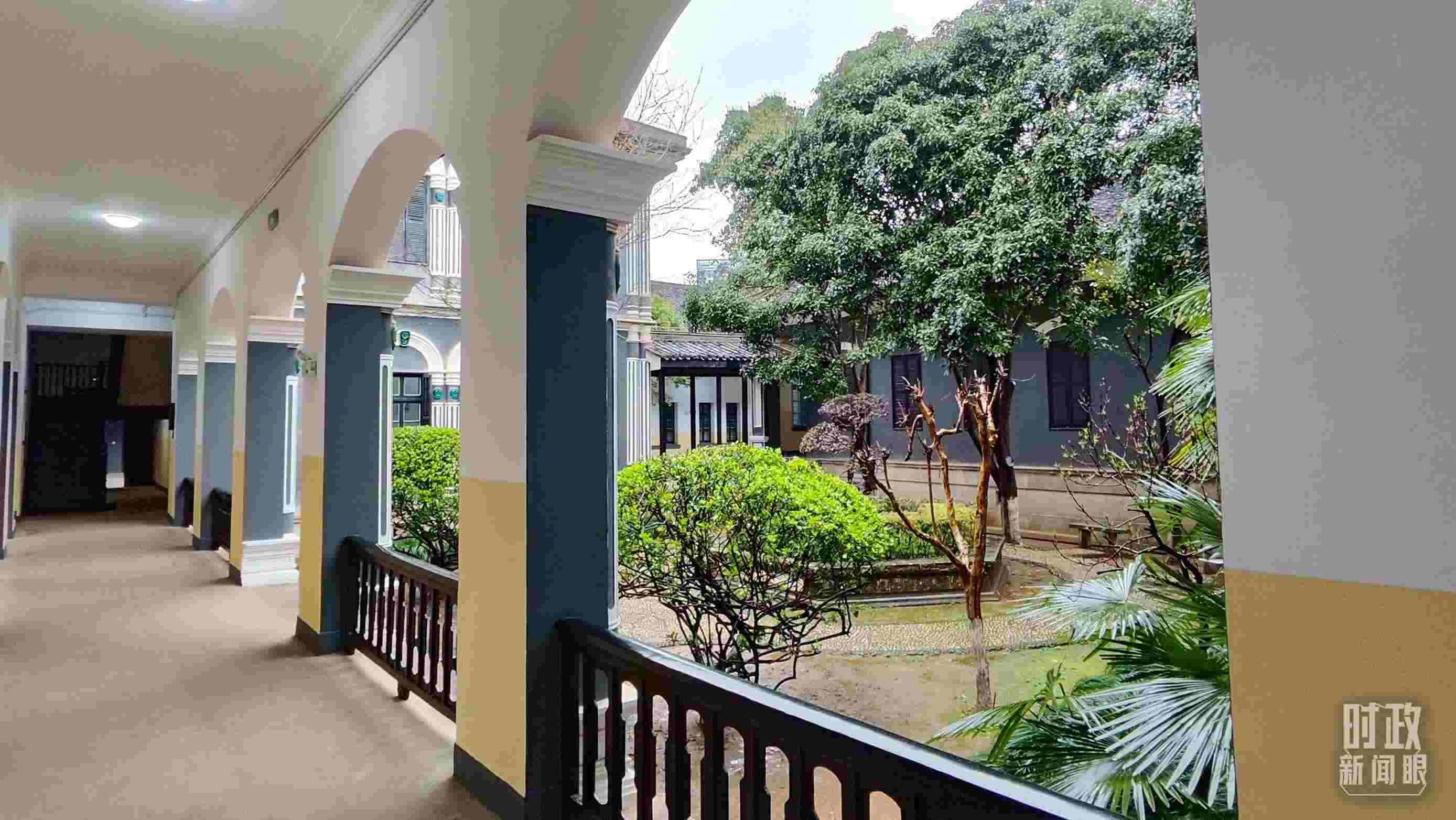 △湖南第一師范學(xué)院（城南書院校區(qū)）。（總臺(tái)央視記者覃思、郭曉龍拍攝）