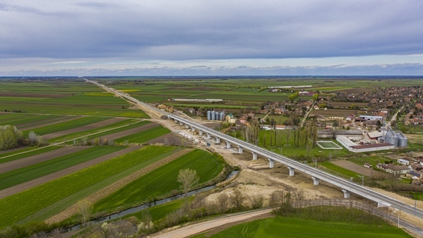 匈塞鐵路塞爾維亞境內(nèi)。中國(guó)鐵路國(guó)際有限公司供圖