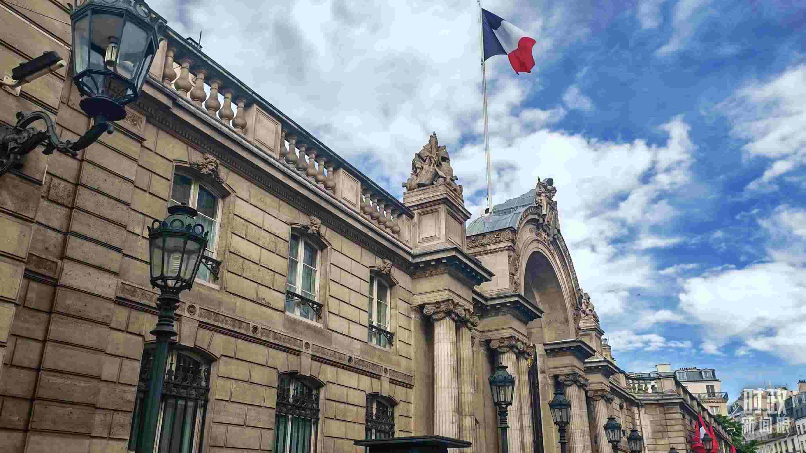 △愛麗舍宮。（總臺央視記者劉琦拍攝）