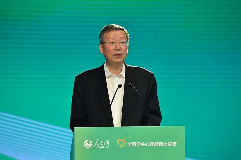 教育部黨組成員、副部長、總督學(xué)王嘉毅致辭。人民網(wǎng)記者 于凱攝