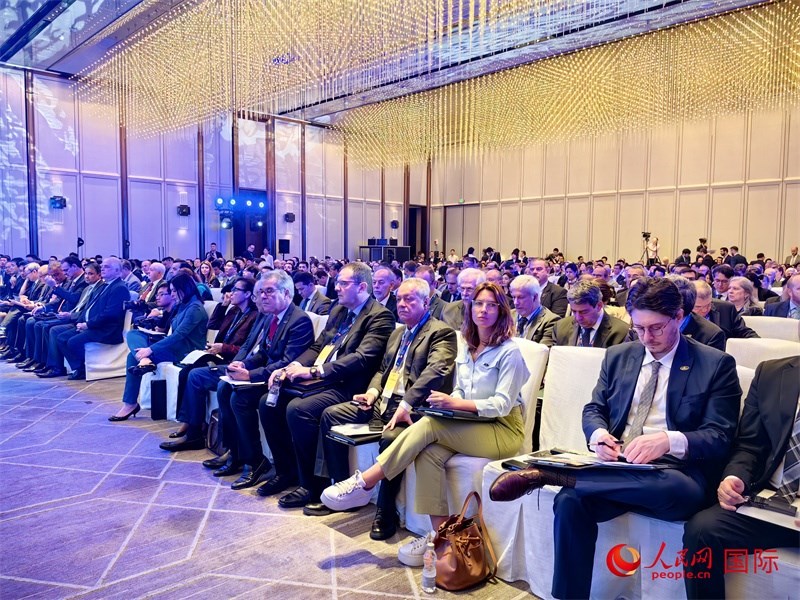 中國—巴西商業(yè)研討會現(xiàn)場。人民網(wǎng)記者 符園園攝