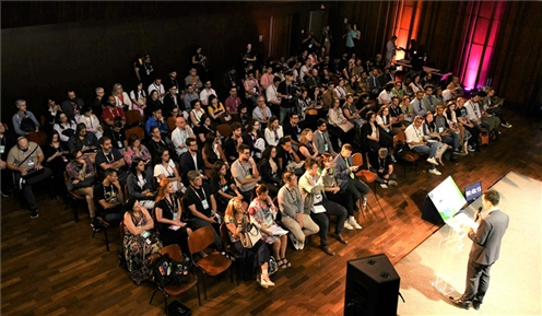 “視聽中國”——文化與商業(yè)機(jī)遇推介會(huì)暨中國視聽節(jié)目展映會(huì)現(xiàn)場(chǎng)。 中廣國際公司供圖