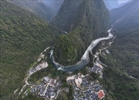 2023年3月10日，云南獨龍江航拍