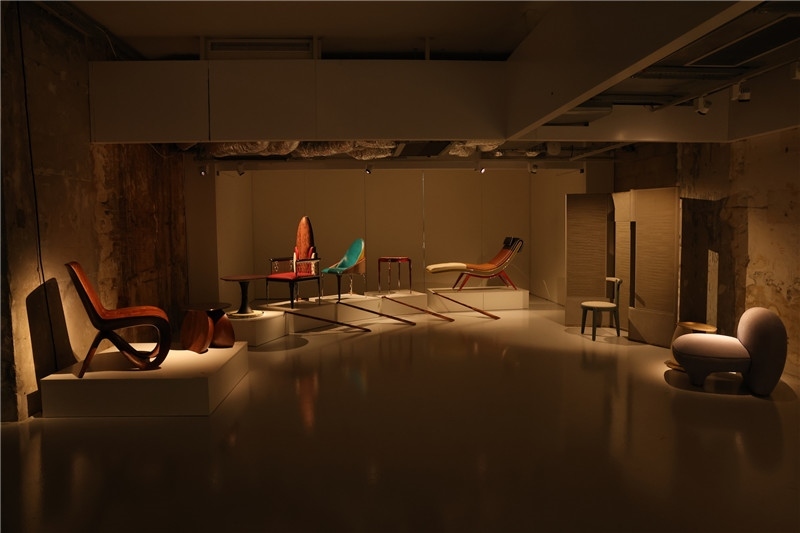 《新生萬物-中國非遺與當(dāng)代設(shè)計展》展廳。陽光媒體集團(tuán)供圖