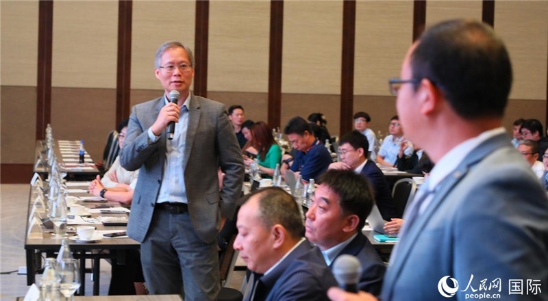 講座現(xiàn)場互動(dòng)。人民網(wǎng)記者 簡承淵攝