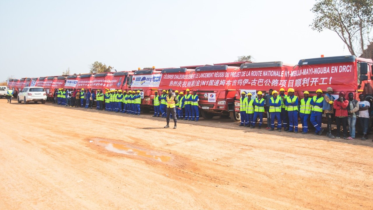 項(xiàng)目開(kāi)工現(xiàn)場(chǎng)。中鐵資源集團(tuán)供圖