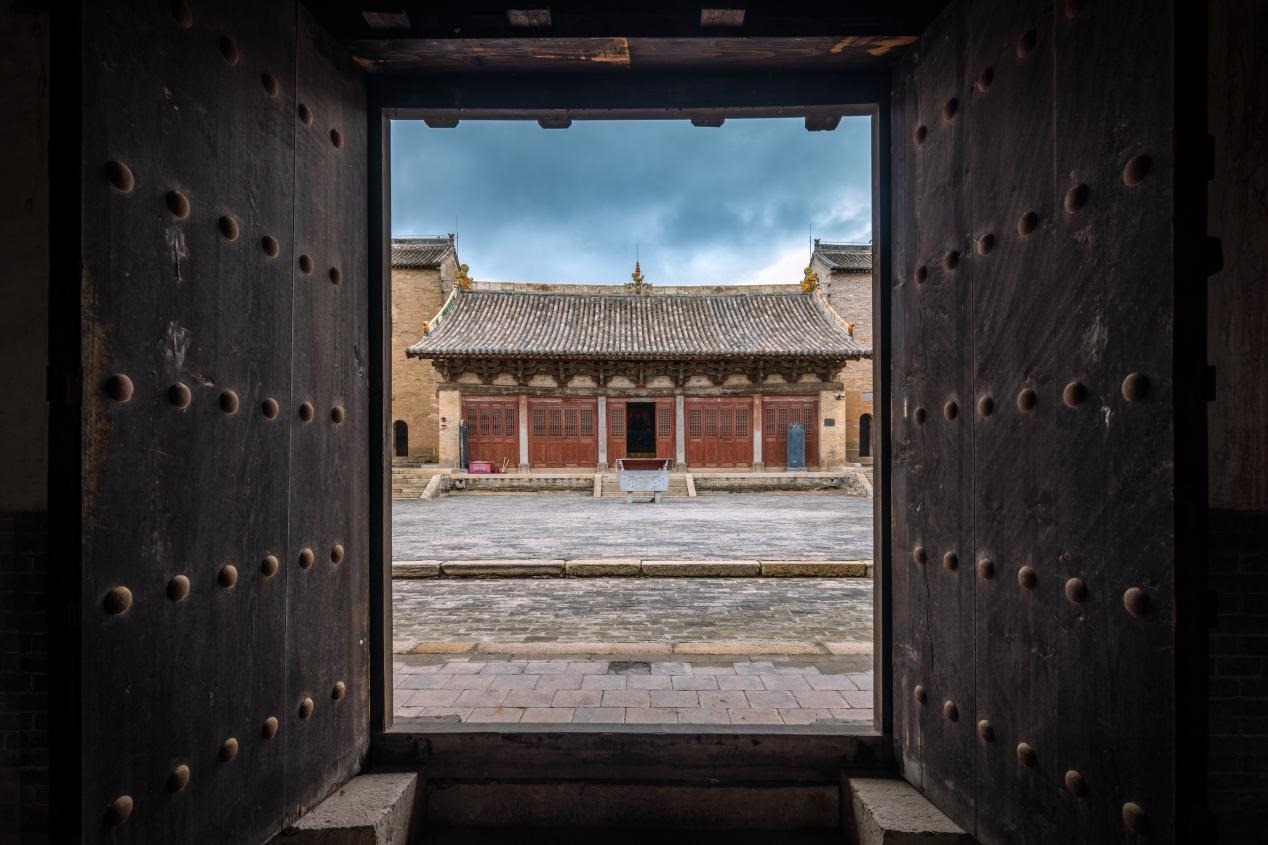 高平市崇明寺一角。蘇唐詩攝