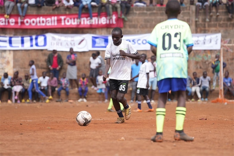 足球比賽現場。主辦方供圖