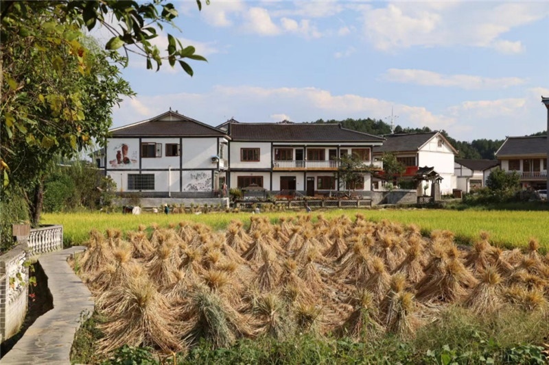 傳統(tǒng)的黔北村莊風(fēng)貌同現(xiàn)代民居元素相融合，人文風(fēng)光與生態(tài)自然風(fēng)景相結(jié)合，人與自然和諧共生。（俄羅斯《中國與俄羅斯》雜志社社長奧列格·別列日內(nèi)赫攝）