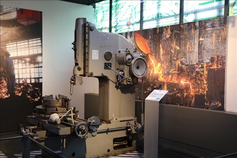 天水工業(yè)博物館內(nèi)景。新華社記者 馬莎 攝