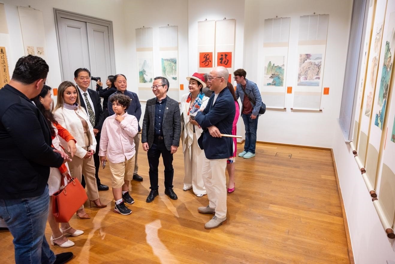 圖為展覽現(xiàn)場。布魯塞爾中國文化中心供圖