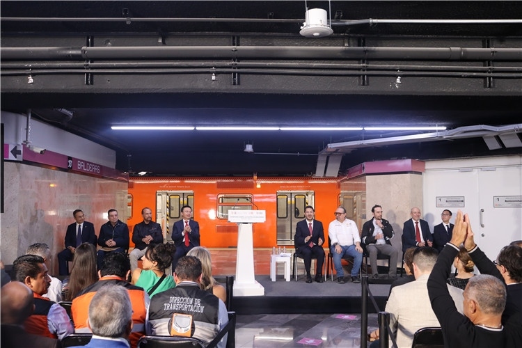 活動(dòng)現(xiàn)場(chǎng)，中車株機(jī)公司墨西哥公司供圖