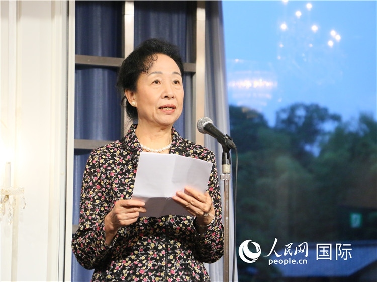 中國商務部原部長助理郭莉致辭。人民網(wǎng) 許可攝