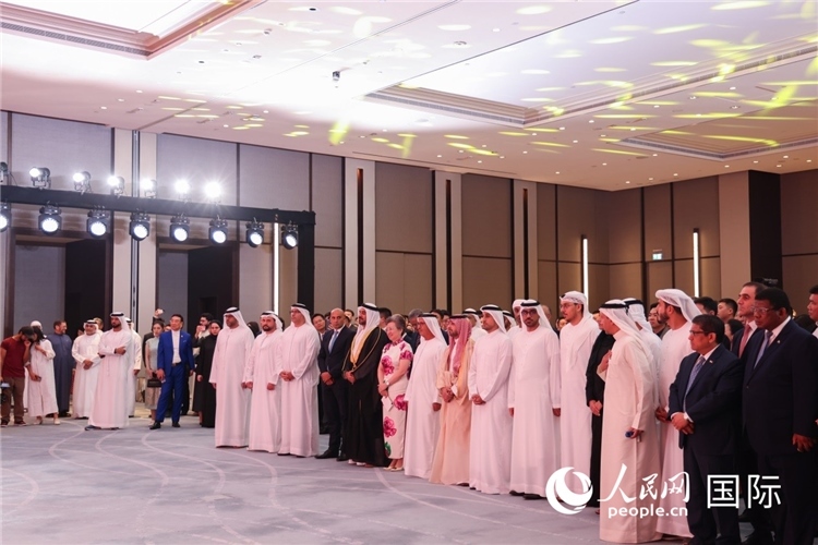 招待會(huì)現(xiàn)場(chǎng)。人民網(wǎng)記者任皓宇攝