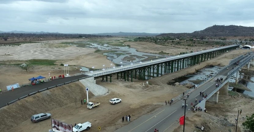大橋全景。中交二公局第二工程有限公司供圖