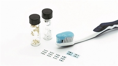  一種基于酞菁銅的晶體管研發(fā)成功。圖片來(lái)源：美國(guó)趣味工程網(wǎng)站