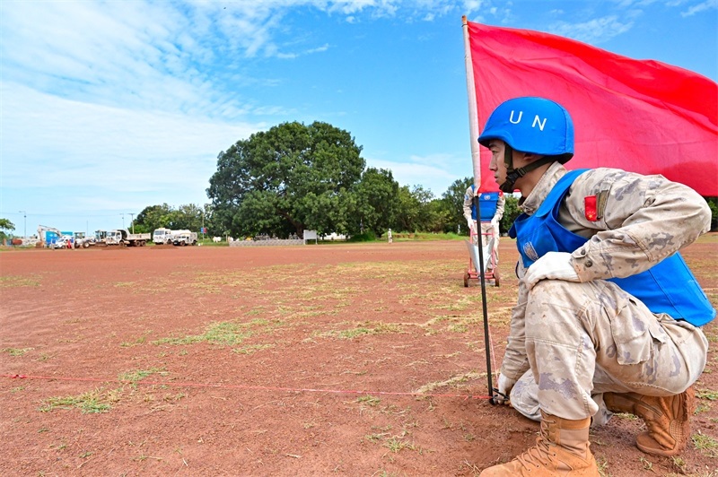 圖5-標(biāo)定作業(yè)區(qū)域點位(孫千攝)
