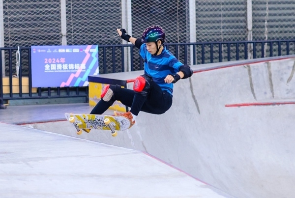 陳燁在比賽中。賽事組委會(huì)供圖