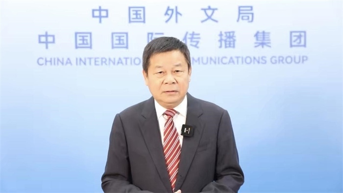 杜占元視頻致辭。主辦方供圖