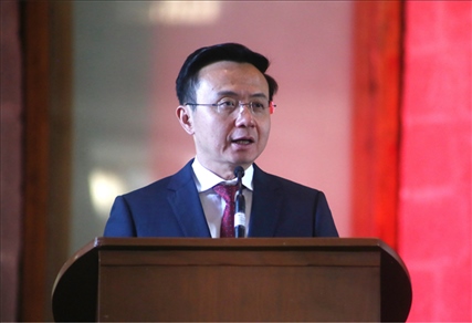 張潤致辭。主辦方供圖