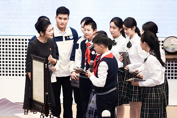 首屆全國“博物館里的大思政課”示范交流活動。學(xué)校供圖