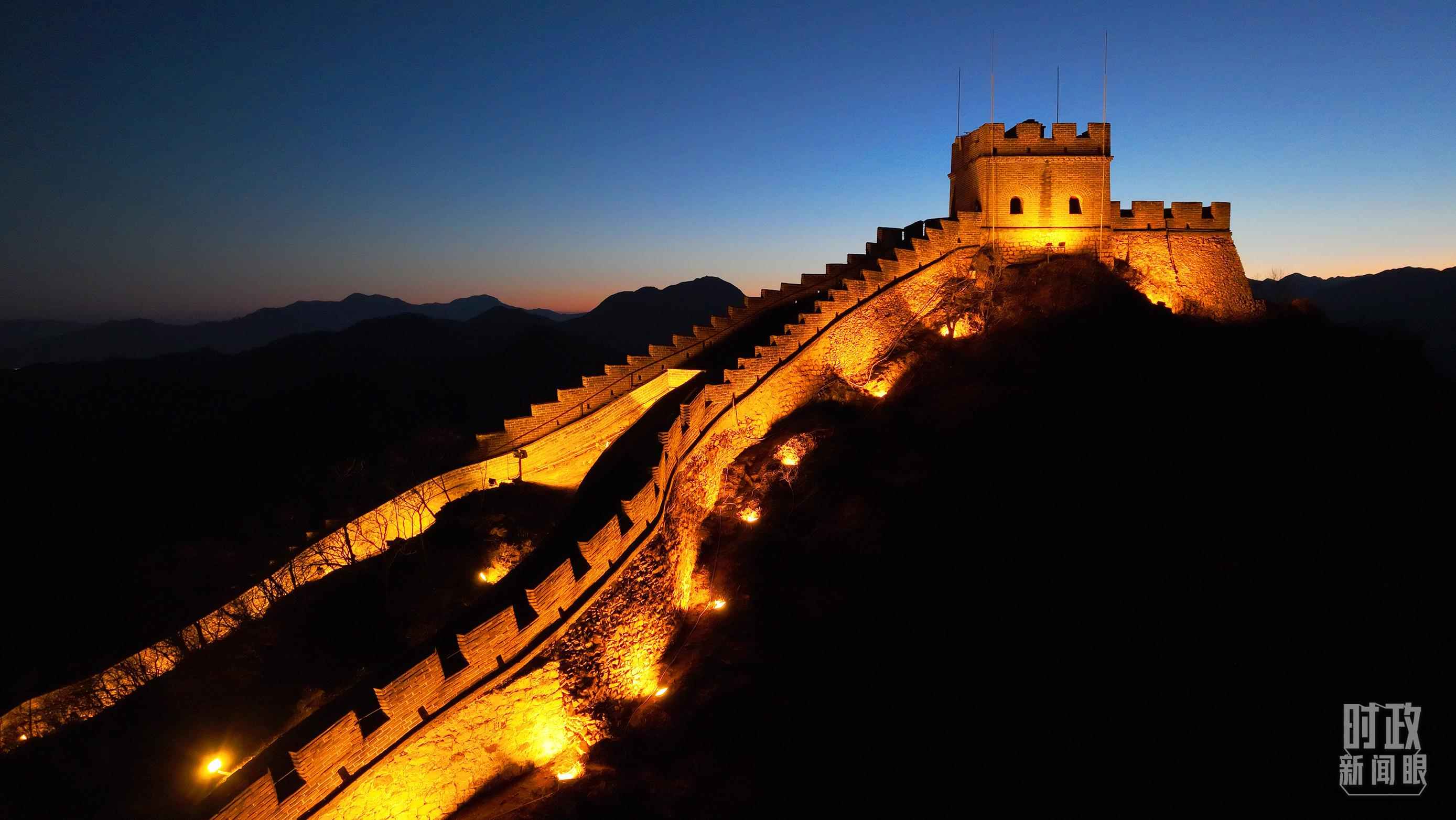 △北京居庸關長城。（總臺央視記者范凱拍攝）