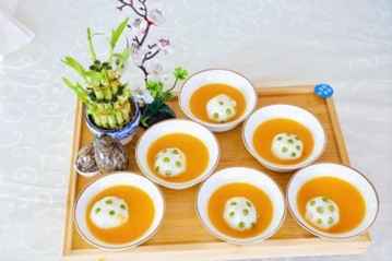 參賽作品“白雪尋蓮”。主辦方供圖